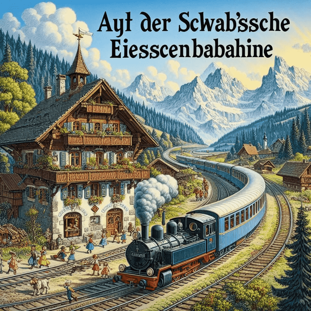 Auf der schwäb'sche Eisenbahne