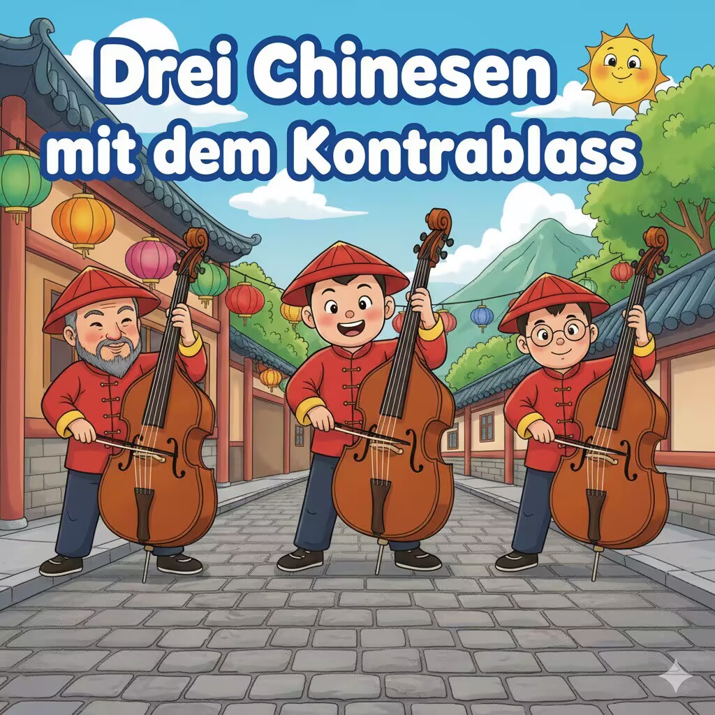 Drei Chinesen mit dem Kontrabass