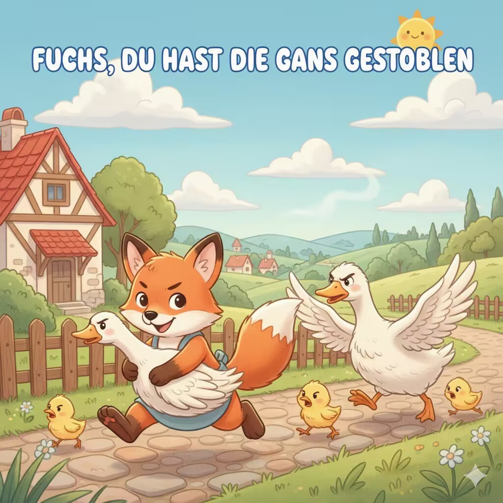 Fuchs, du hast die Gans gestohlen