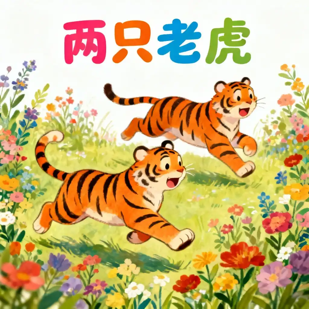 两只老虎