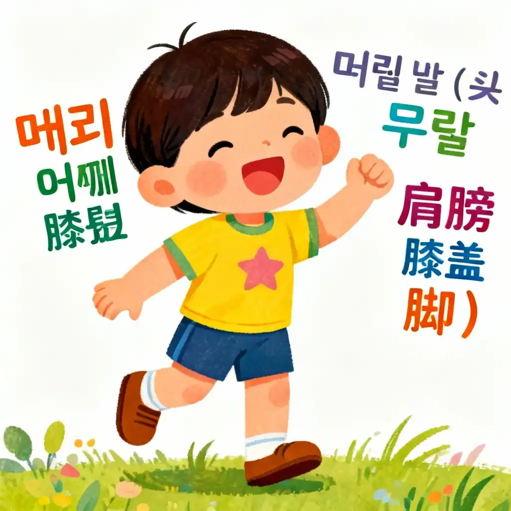 머리 어깨 무릎 발