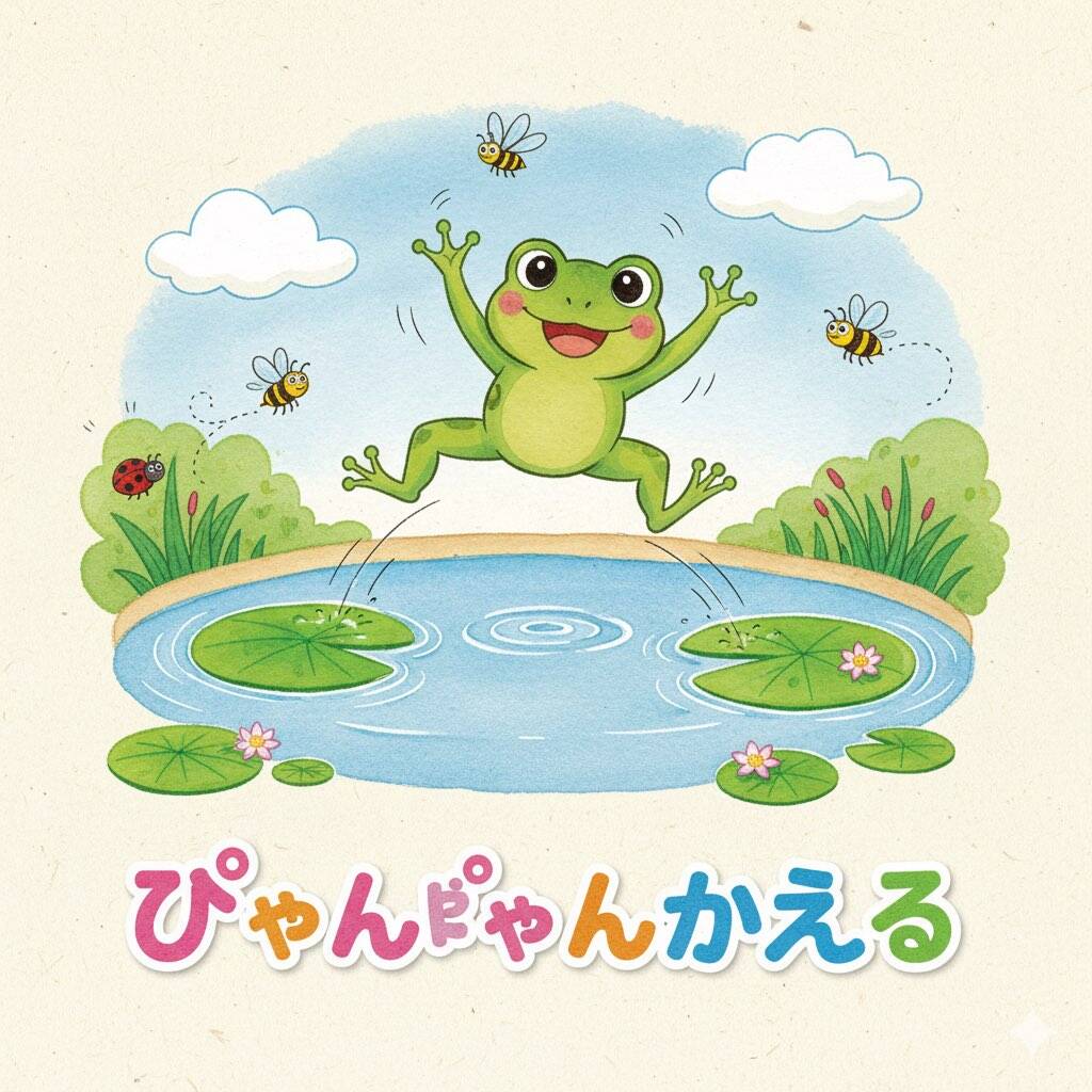 ぴょんぴょんかえる