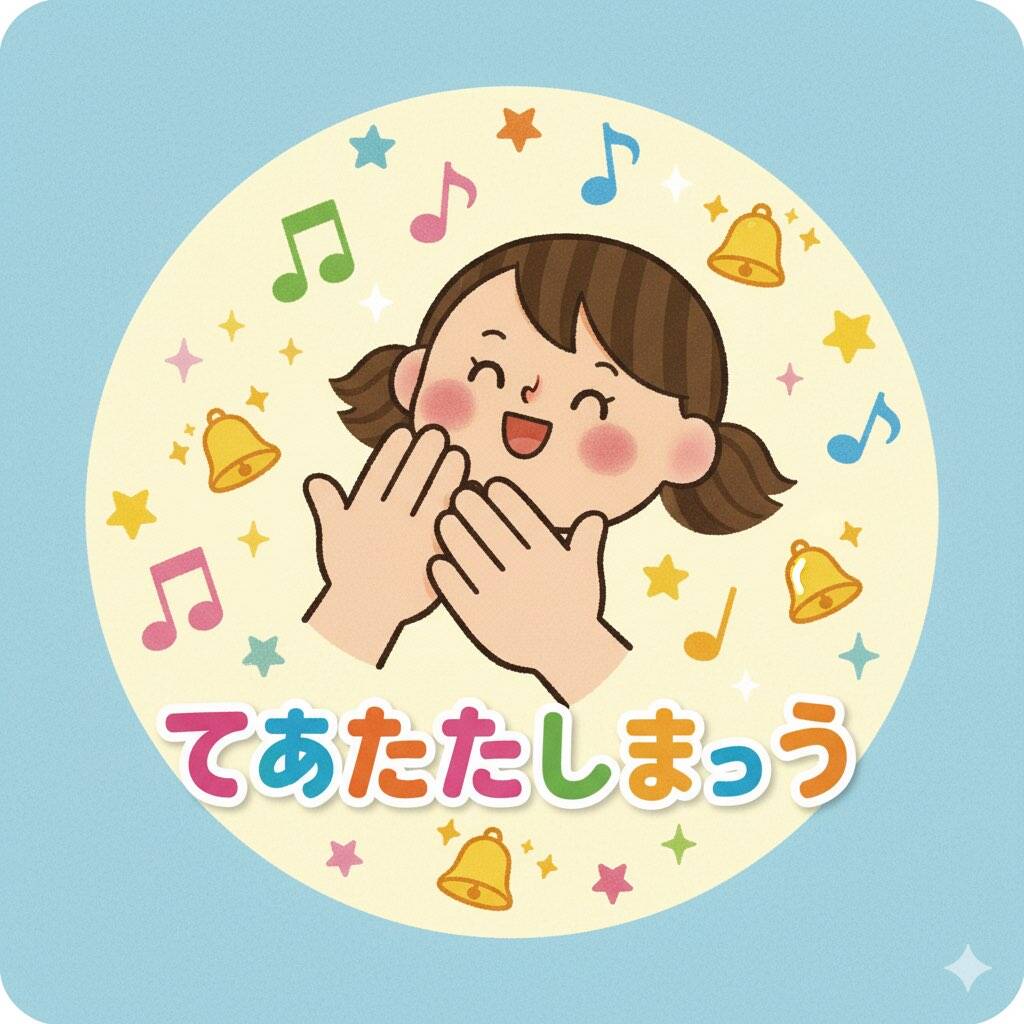 てをたたきましょう
