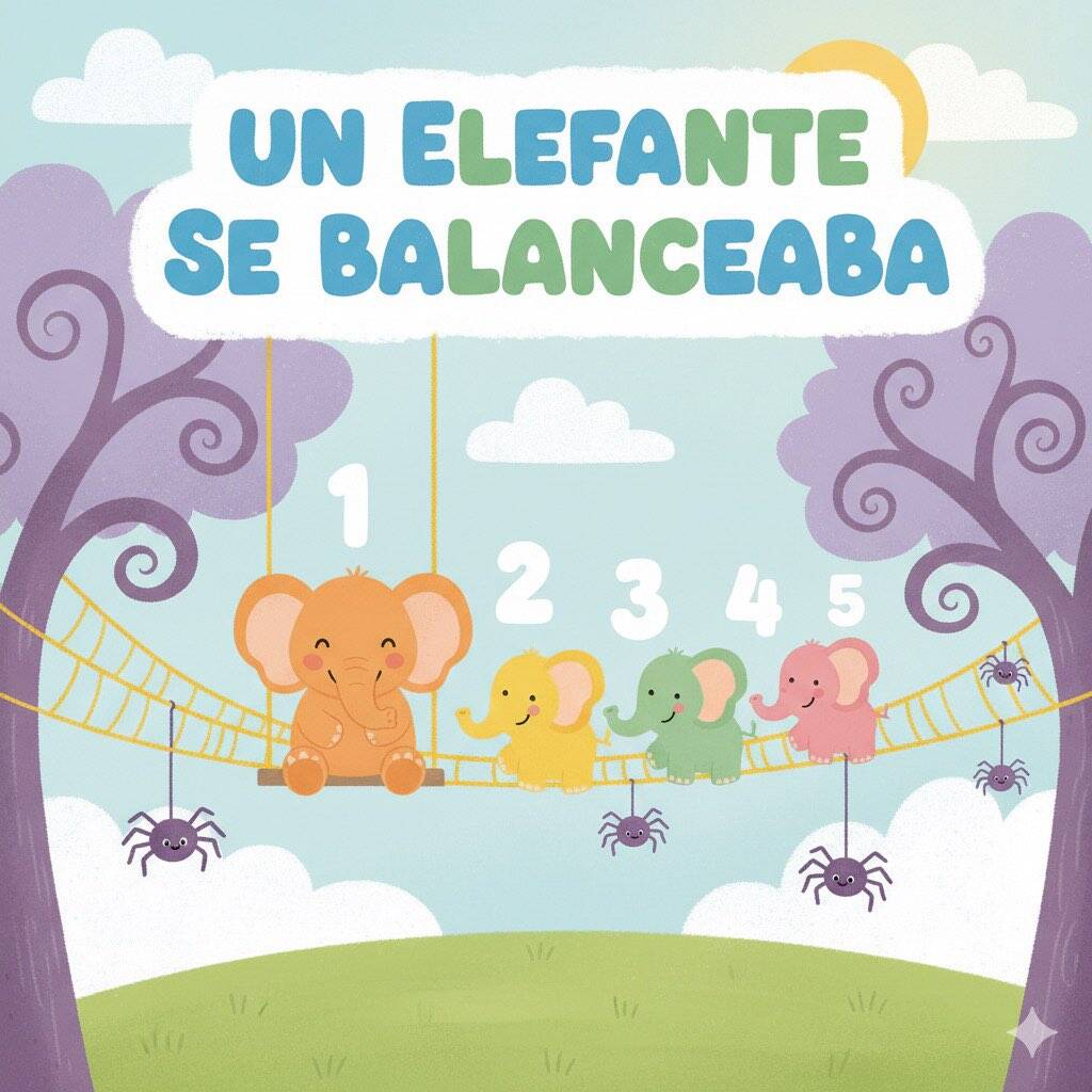 Un Elefante Se Balanceaba