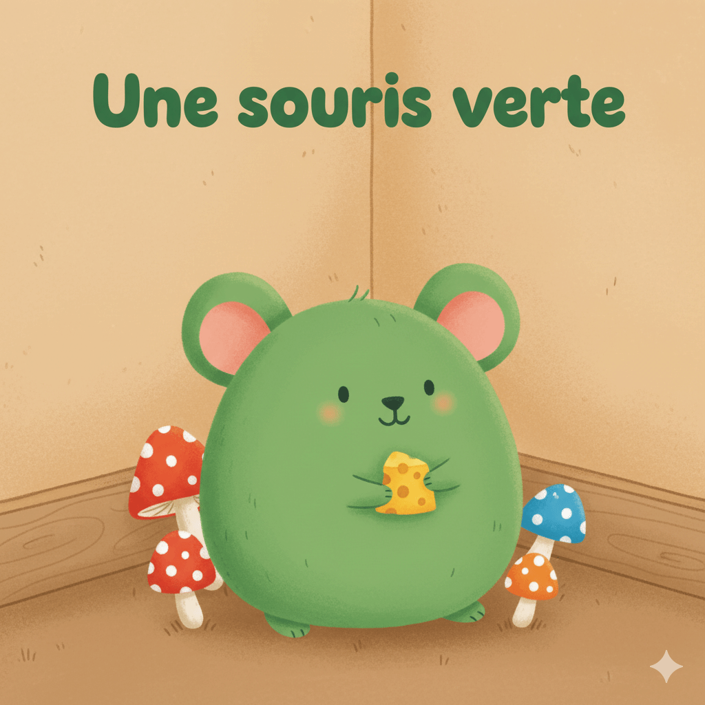 Une souris verte