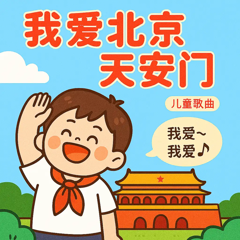 我爱北京天安门